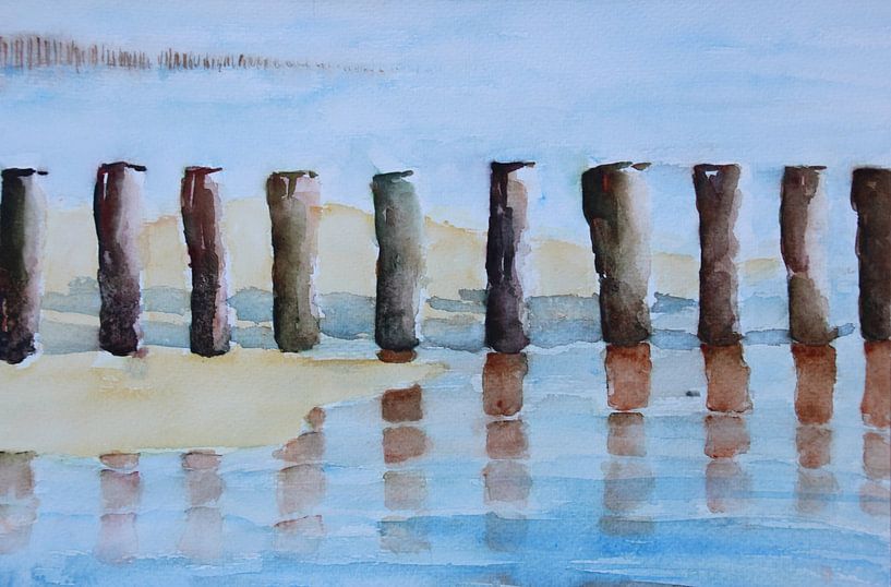 Reflection by the Sea by Anja Zinken Bertens