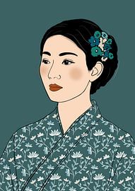 Her Inner Season - Transformative Teal by Studio Miranlantijn