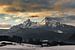Watzmann in de winter in de Berchtesgadener Alpen van road to aloha