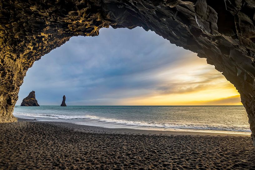 Cave at Vik by Raymond Rollema