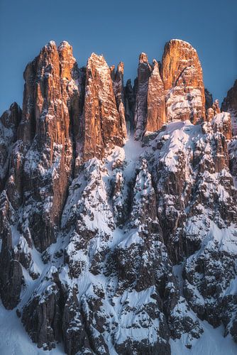 Gruppo del Latemar aan de Karersee in de Dolomieten