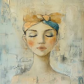 Abstract Painting Woman by Poster Art Shop