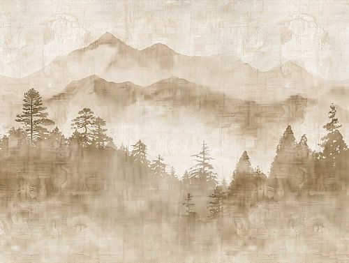 Foggy Forest Escape by Modern Collection
