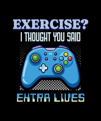 Übung: Ich dachte, du hättest „Extra-Leben“ gesagt – Ein Geschenk mit Gamer-Humor für Videospiel-Fans