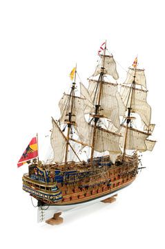 Sant Felipe a Spanisch galleon as a war ship by Ivonne Wierink