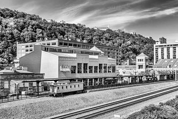 Stationsplein Pittsburgh | Monochrom