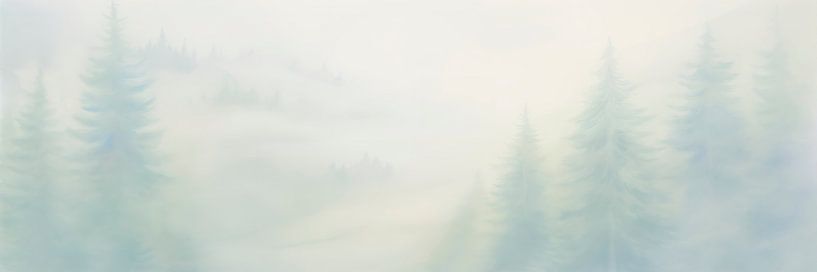 Nebliger Wald von Whale & Sons