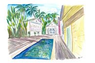 Yellow Conch Dreams à Key West avec piscine fraîche par Markus Bleichner Aperçu