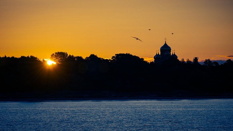 Karosta Cathedral near Liepaja at sunrise by Robert Ruidl