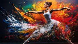 Dansen met kunstmatige kleuren