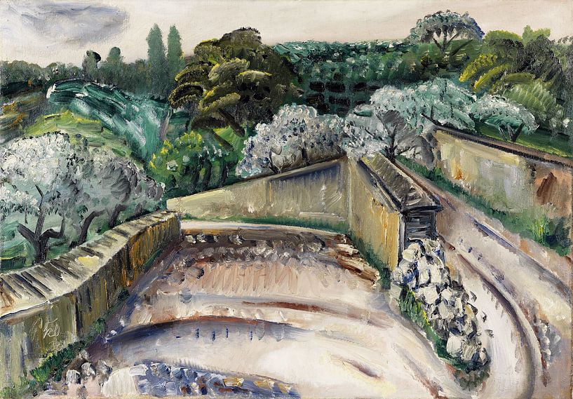 Landscape in the south of France (rainy day in Cassis), PAUL KLEINSCHMIDT, 1930 by Atelier Liesjes