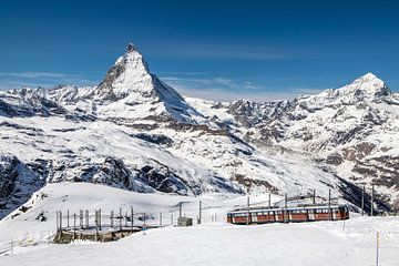 The Gornergrat Railway and the Matterhorn by t.ART