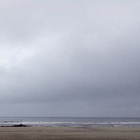 Zeezicht, Eenzaam in rust von Frans van Gruijthuijsen