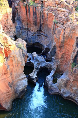 Bourke's Luck Potholes op de Panoramaroute in Zuid-Afrika
