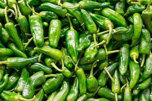 groene peper, groen, groente, fruit, markt