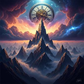Flüsternde Berge der Zeit von Agunk Visionary Art