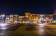 Delft | Markt bij nacht van Ricardo Bouman thumbnail
