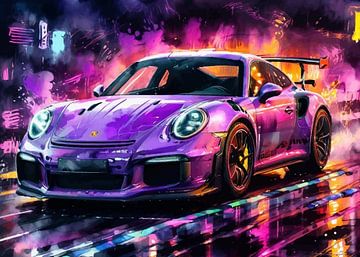 Porsche 911 GT3 RS Purple Lilac by MIROKKU
