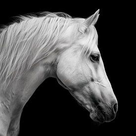 Wit paard van PixelMint.