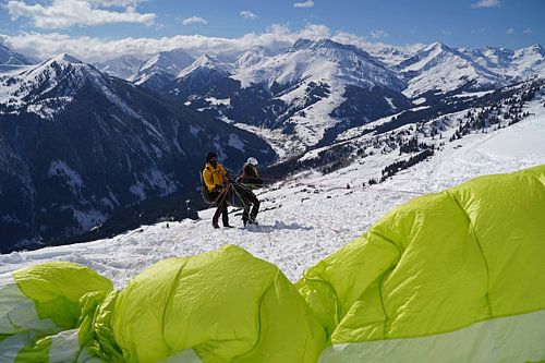 Paragliding in de Tuxer Alpen