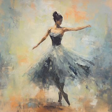 Ballerina | Modern Ballet van ARTEO Schilderijen