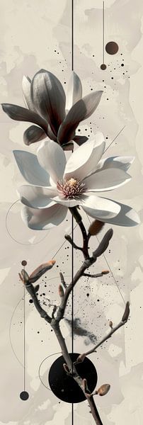 Magnolia Blüte von Poster Art Shop