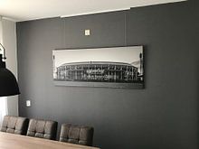 Klantfoto: Feyenoord Stadion "De Kuip" in Rotterdam van MS Fotografie | Marc van der Stelt, op canvas