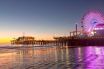 Santa Monica Pier by Peter Schickert