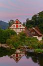 Half-timbered houses in Schiltach at sunrise by Henk Meijer Photography thumbnail