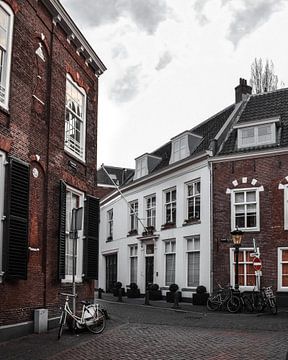 Straat in Utrecht van Kim de Been