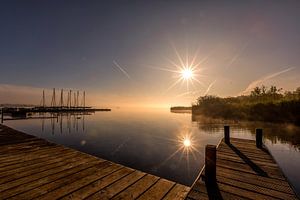 Lever de soleil au Leekstermeer