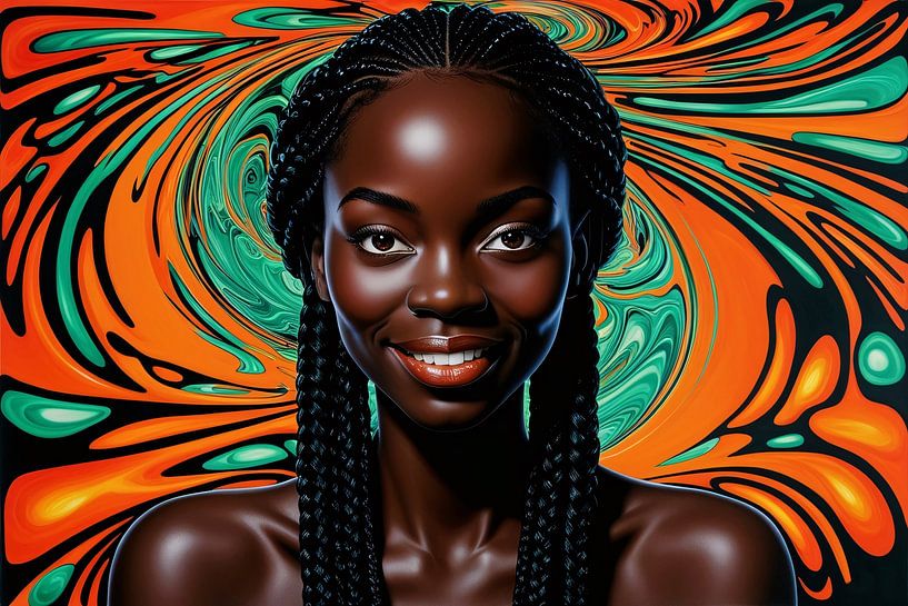 Portrait with vivid colours by Imperial Art House