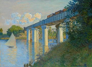 Claude Monet,Spoorwegbrug, Argenteuil