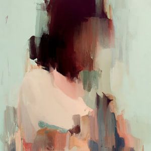 Moderner Abstrakt in Pastell