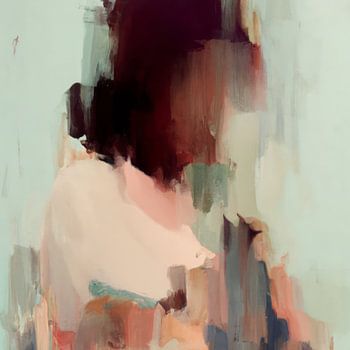 Modern abstract in pastel