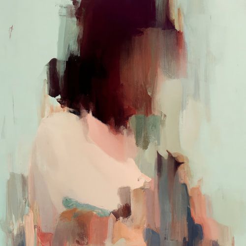 Modern abstract in pastel