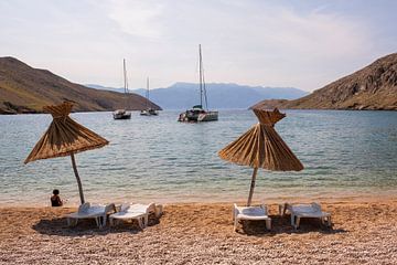 Plage paradisiaque en Croatie sur Willem Laros | Reis- en landschapsfotografie