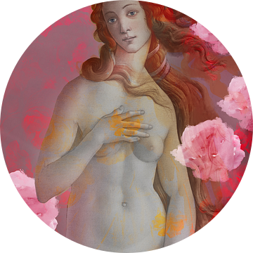 De geboorte van Venus, naar het werk van Sandro Botticelli van MadameRuiz