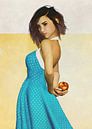 Woman of the world – French girl with an apple by Jan Keteleer (JanKé): A Journey Beyond the Canvas thumbnail