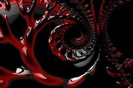 Fractal Erotisch Zwart Rood van Markus Wegner thumbnail