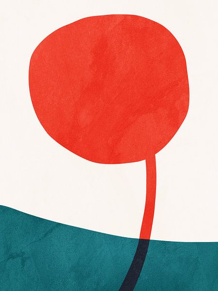 Organic abstract art - Colour tones by Online Arts
