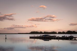 Bateaux au coucher du soleil