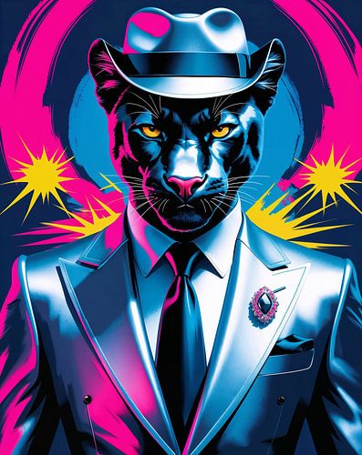 Gangsterbaas zwarte panter