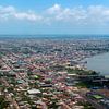 Paramaribo in vogelvlucht van Maarten Verhees