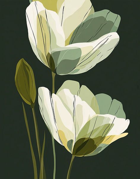 Flowers in silence by Color Square