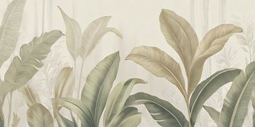 Blatt in sanften Farbtönen von Bert Nijholt