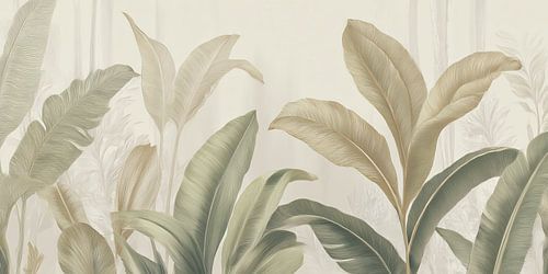 Leaf in soft shades by Bert Nijholt