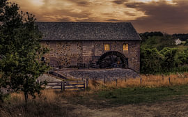 Avondfoto van de Volmolen in Epen