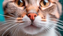 Cat with macro photography