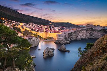 Die ummauerte Stadt Dubrovnik von Michael Abid